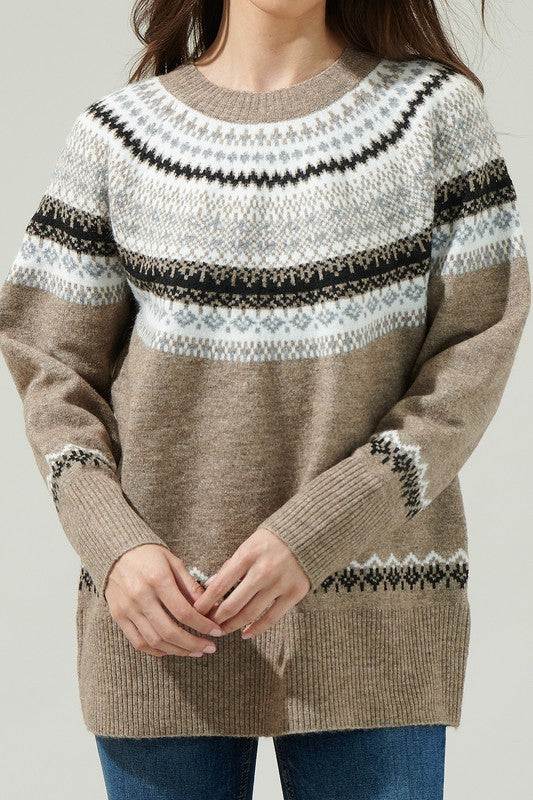 McNeal Fair Isle Crewneck Sweater