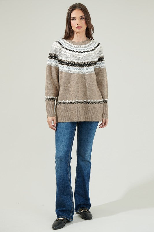 McNeal Fair Isle Crewneck Sweater