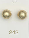 Large Gold Bead Studs