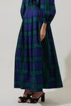 Mistletoe Kisses Tartan Plaid Skirt