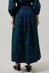 Mistletoe Kisses Tartan Plaid Skirt