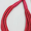 8-Strand Rope Necklace in Pink