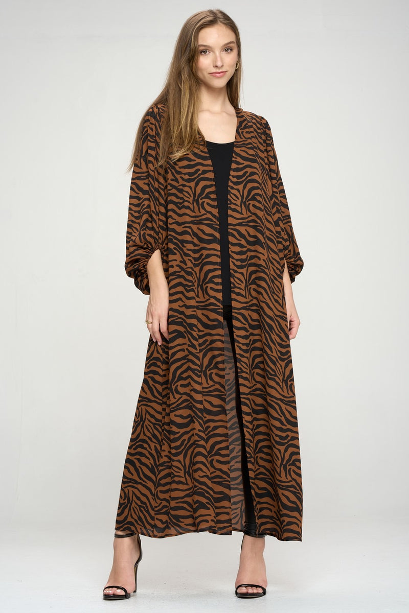 On The Prowl Duster in Brown