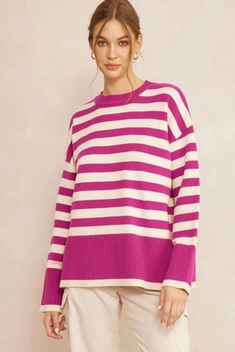 Always On My Mind Sweater in Orchid