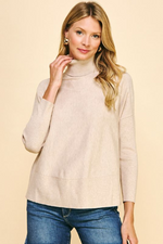 Modern Muse Sweater in Taupe