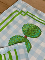 Blue Bow Topiary - Garden Flag