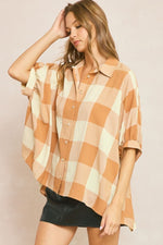 Pumpkin Patch Top in Camel