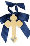 Blue Hallelujah Cross - 6"