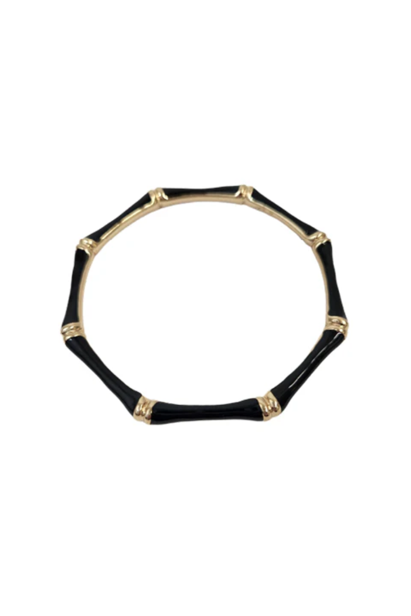 Black Bamboo Bangle