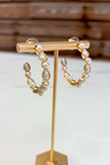 Chic Tender Pearl Hoops