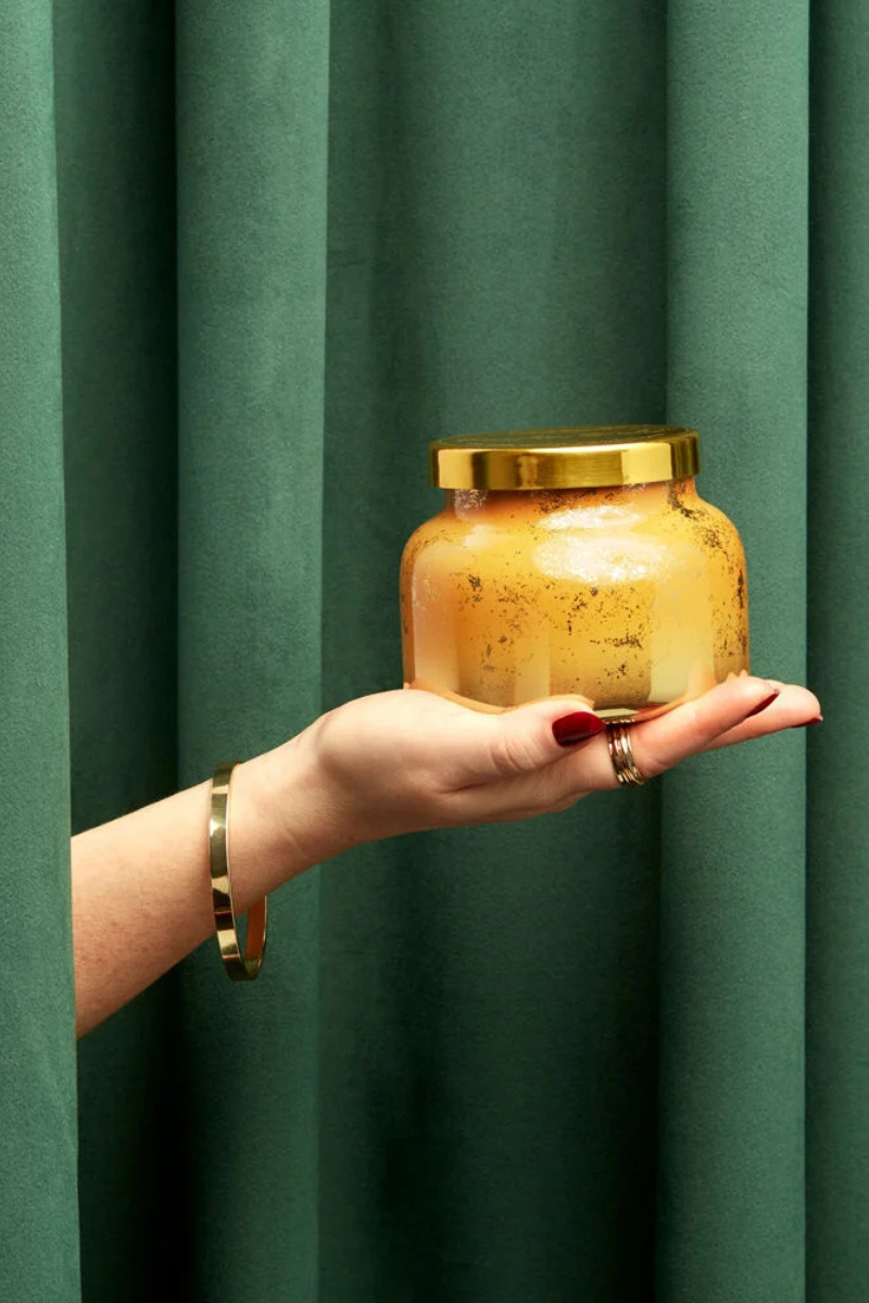 Capri Blue - Pumpkin Dulce Glimmer Signature Jar, 19 oz