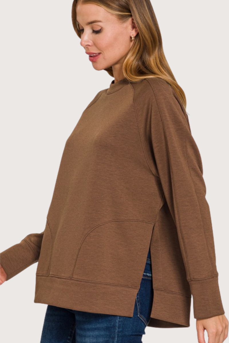 Best One Yet Crew Sweatshirt in Brown