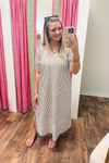 Always The One Midi Dress in Brown