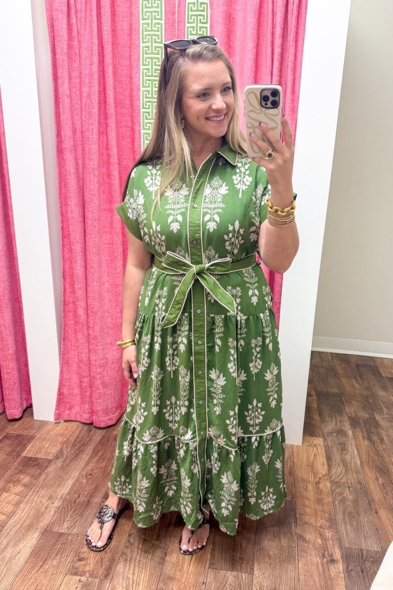 Without Hesitation Maxi Dress in Green