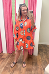 The Marigold Medallion Mini Dress