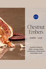 Capri Blue - Autumn Glow Chestnut Embers Signature Candle, 19 oz