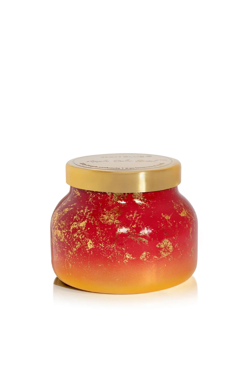 Capri Blue - Apple Cider Social Glimmer Petite Candle, 8 oz