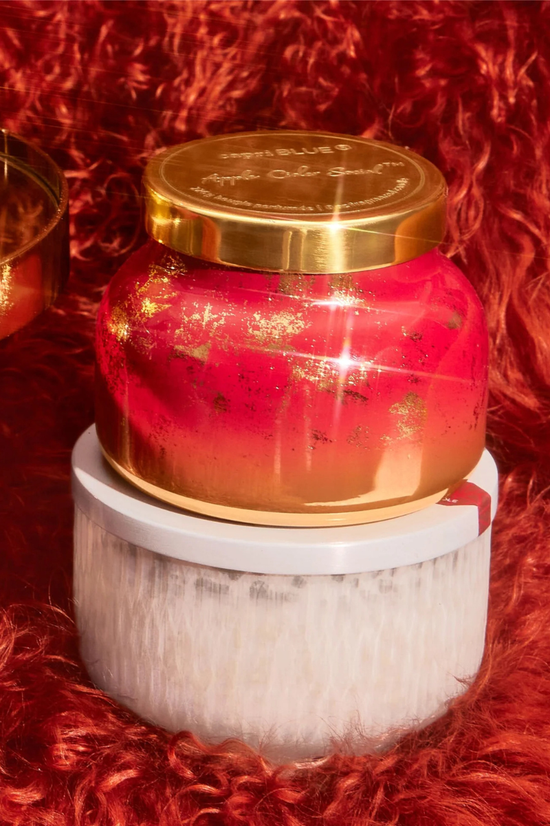 Capri Blue - Apple Cider Social Glimmer Petite Candle, 8 oz