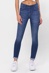 Cello Skinny Pull On Jeans in Medium Wash