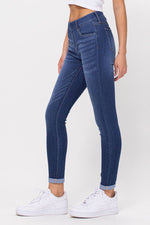 Cello Skinny Pull On Jeans in Medium Wash