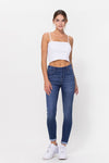 Cello Skinny Pull On Jeans in Medium Wash