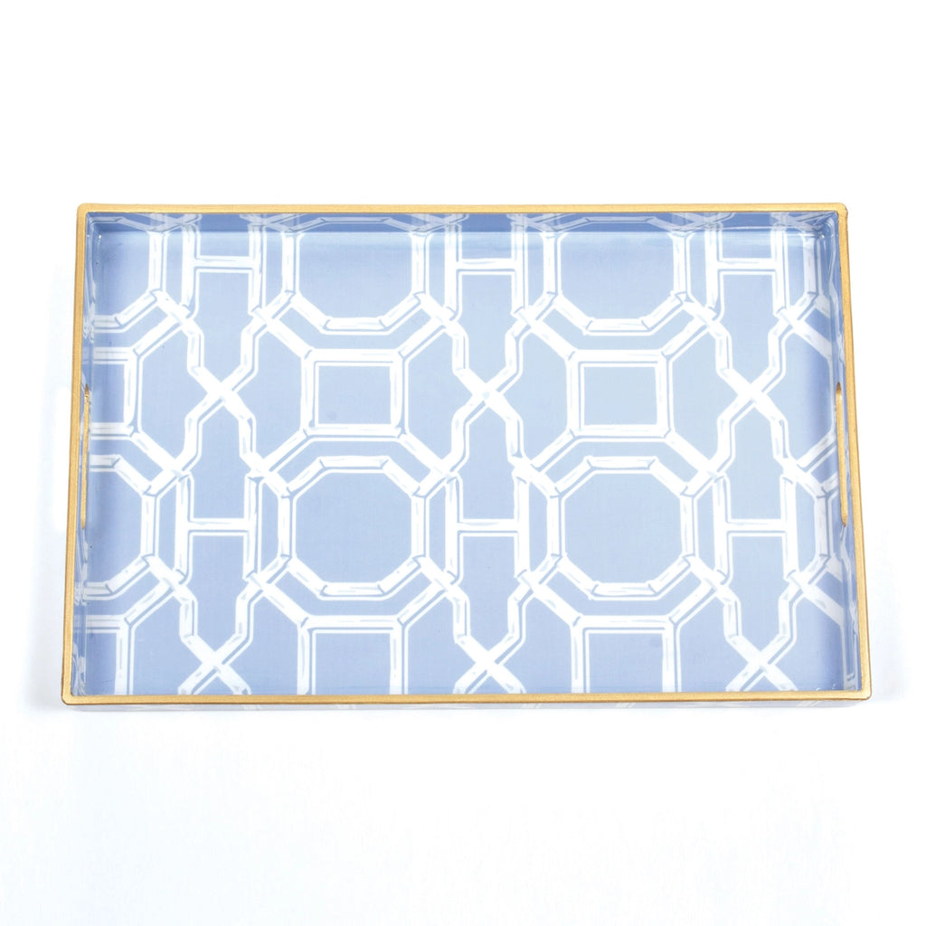 Bamboo Trellis Rectangular Tray