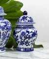 Blue Chinoiserie Ginger Jar - Small