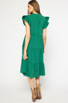 All The Glamour Dress in Kelly Green