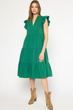 All The Glamour Dress in Kelly Green