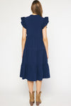 All The Glamour Dress in Navy