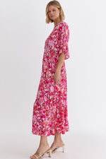 Let's Get Away Maxi Dress in Pink