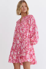 Coastal Bloom Dress in Pink