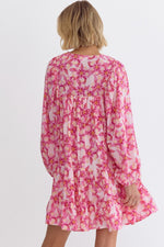 Coastal Bloom Dress in Pink