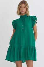 Sounds Of Joy Dress in Kelly Green