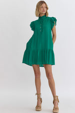 Sounds Of Joy Dress in Kelly Green