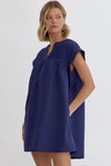 What You Love Shift Dress in Navy