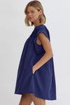 What You Love Shift Dress in Navy