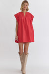 What You Love Shift Dress in Red