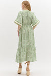 It's Your Thing Maxi Dress in Green