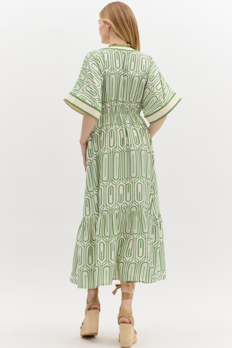 It's Your Thing Maxi Dress in Green