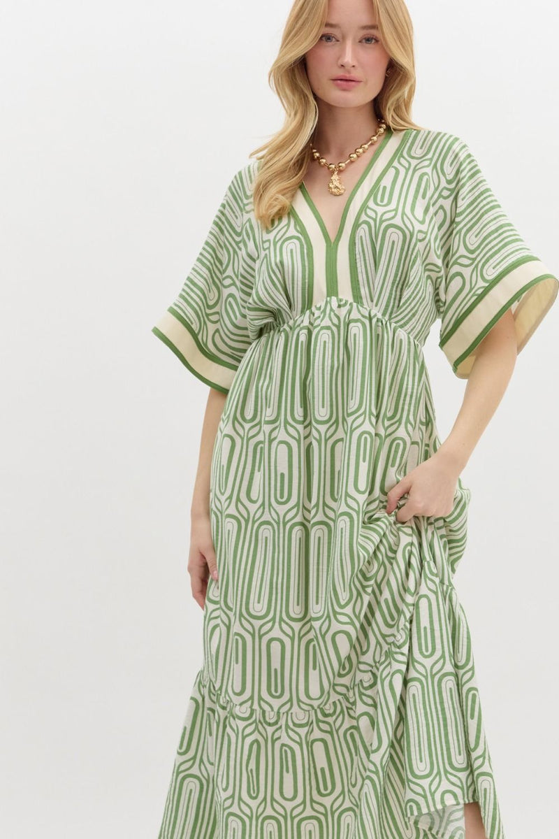 It's Your Thing Maxi Dress in Green