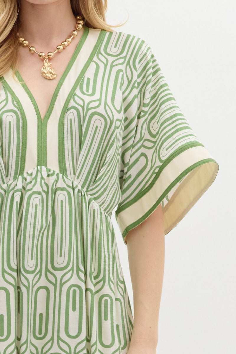 It's Your Thing Maxi Dress in Green