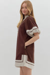Martini Muse Dress in Chocolate