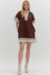 Martini Muse Dress in Chocolate