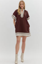 Martini Muse Dress in Chocolate