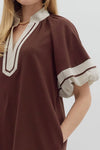 Martini Muse Dress in Chocolate