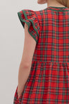 The Holly Jolly Plaid Midi Dress
