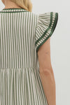 Let Me Know Midi Dress in Hunter Green