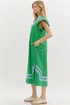Southern Elegance Dress in Green