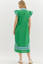 Southern Elegance Dress in Green